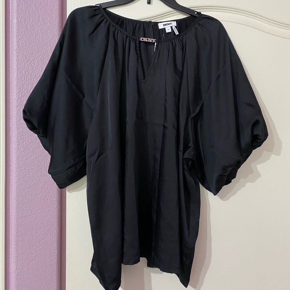 DKNY Women's Black Blouse